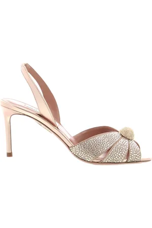 Aquazzura Dames, Schoenen, Grijs, Maat: 39 EU