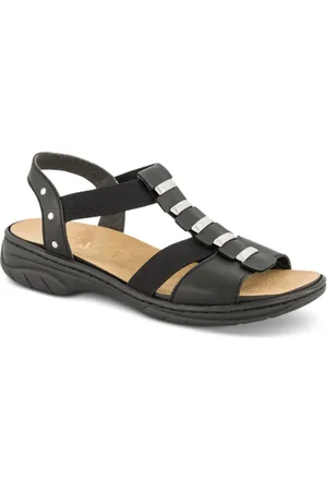 Rieker Dames, Schoenen, Zwart, Maat: 42 EU Leer