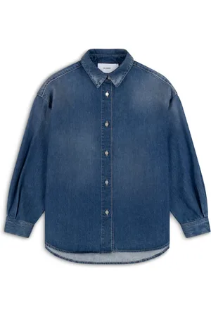 Axel Arigato Dames, Blouses & Shirts, Blauw, Maat: M Denim