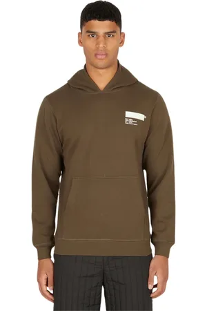 AFFXWRKS Heren, Sweatshirts & Hoodies, Bruin, Maat: S Katoen