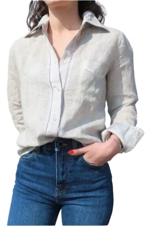 Masons Dames, Blouses & Shirts, , Maat: M Linnen