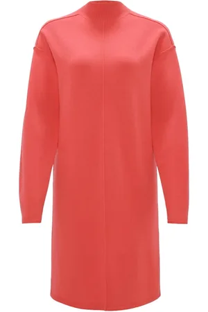 Opus Dames, Jurken, Rood, Maat: XL Viscose