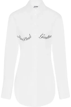 Jean Paul Gaultier Dames, Blouses & Shirts, Wit, Maat: S Katoen