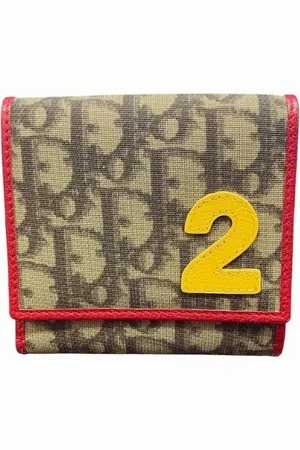 Dior Dames, Pre-owned, Bruin, Maat: ONE Size Leer