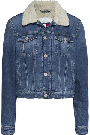 Tommy Hilfiger Dames, Jassen, Blauw, Maat: XS Denim