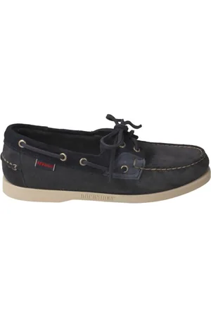 SEBAGO Heren, Schoenen, Blauw, Maat: 42 EU Leer