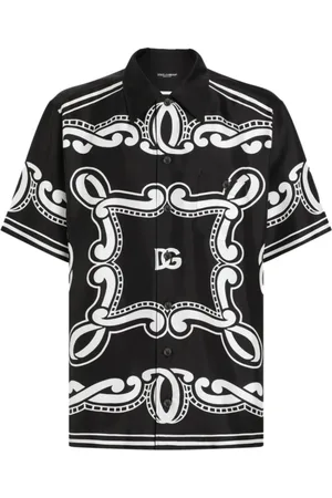 Dolce & Gabbana Heren, Overhemden, Zwart, Maat: L