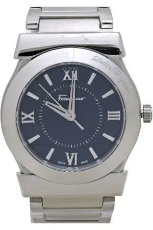 Salvatore Ferragamo Dames, Pre-owned, Zwart, Maat: ONE Size