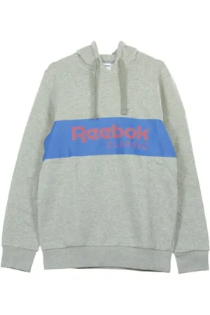Reebok Heren, Sweatshirts & Hoodies, Grijs, Maat: XL