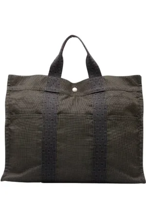 Hermès Dames, Pre-owned, Grijs, Maat: ONE Size Katoen