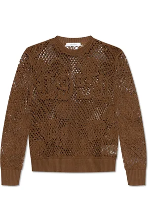Max Mara Dames, Truien, Bruin, Maat: L Katoen