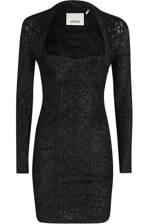 Isabel Marant Dames, Jurken, Zwart, Maat: XS Viscose