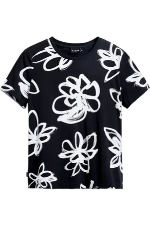 Desigual Dames, Tops, Zwart, Maat: S Katoen