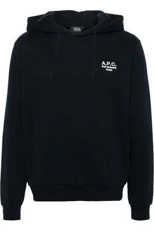A.P.C. Heren, Sweatshirts & Hoodies, Blauw, Maat: XL Katoen