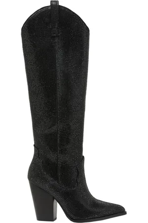 Steve Madden Dames, Schoenen, Zwart, Maat: 38 EU Leer