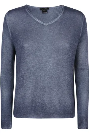 AVANT TOI Dames, Truien, Blauw, Maat: S Kasjmier