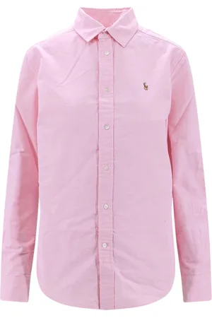 Ralph Lauren Dames, Blouses & Shirts, Roze, Maat: M Katoen