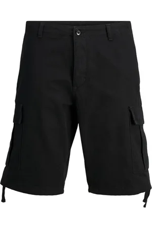 JACK & JONES Heren, Korte broeken, Zwart, Maat: S Katoen