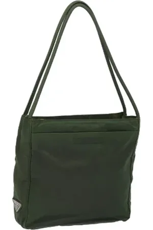 Prada Dames, Pre-owned, Groen, Maat: ONE Size Nylon