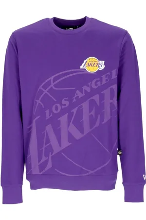 New Era Heren, Sweatshirts & Hoodies, Paars, Maat: XL Katoen