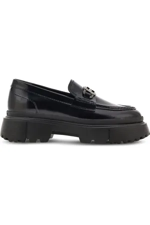 Hogan Dames, Schoenen, Zwart, Maat: 39 1/2 EU Leer