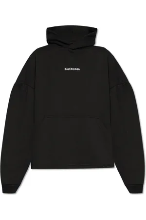 Balenciaga Dames, Sweatshirts & Hoodies, Zwart, Maat: M Katoen