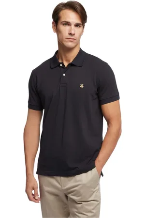 Brooks Brothers Heren, Tops, Zwart, Maat: XL Katoen