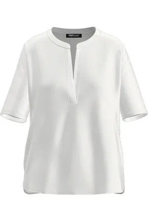 Frank Walder Dames, Blouses & Shirts, Wit, Maat: L
