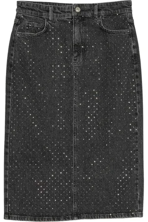 Twin-Set Dames, Rokken, Zwart, Maat: M Denim
