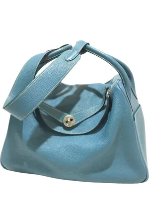 Hermès Dames, Pre-owned, Blauw, Maat: ONE Size Leer