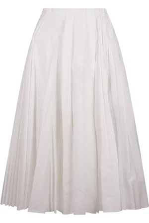 Jil Sander Dames, Rokken, Wit, Maat: XS Katoen