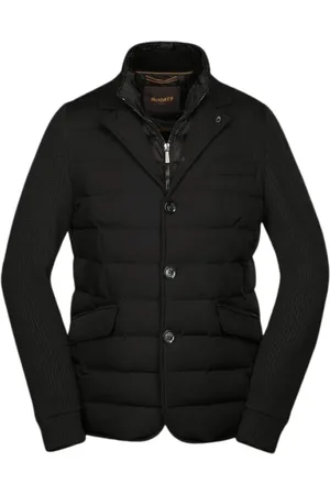 MOORER Heren, Jassen, Zwart, Maat: 2XL Wol