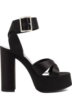 Saint Laurent Dames, Schoenen, Zwart, Maat: 40 EU Satijn