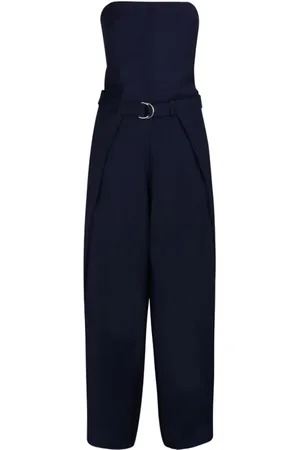 Ami Dames, Jumpsuits & Playsuits, Blauw, Maat: S Wol