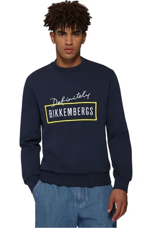 Bikkembergs Heren, Sweatshirts & Hoodies, Blauw, Maat: M