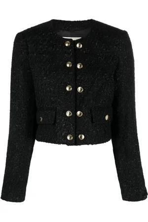 Michael Kors Dames, Jassen, Zwart, Maat: M Tweed
