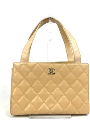 CHANEL Dames, Pre-owned, Bruin, Maat: ONE Size Leer