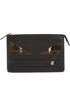 Fendi Dames, Pre-owned, Bruin, Maat: ONE Size Leer