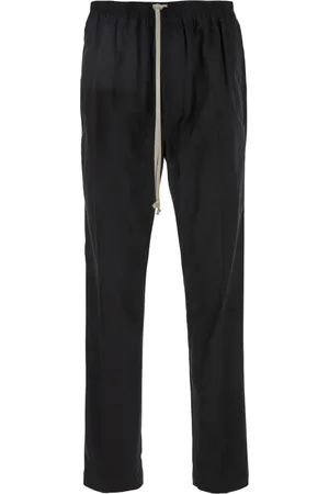 Rick Owens Heren, Broeken, Zwart, Maat: M Wol