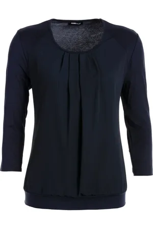 Frank Walder Dames, Tops, Blauw, Maat: L