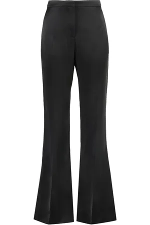 Givenchy Dames, Broeken, Zwart, Maat: M Satijn