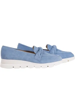 Brunate Dames, Schoenen, Blauw, Maat: 40 1/2 EU Suède