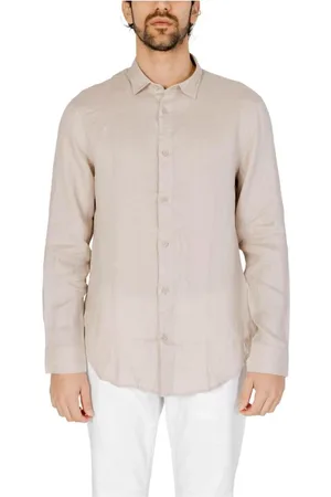 Armani Exchange Heren, Overhemden, , Maat: S Linnen