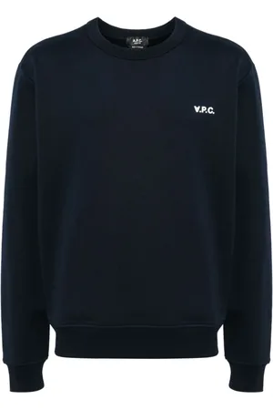 A.P.C. Heren, Sweatshirts & Hoodies, Zwart, Maat: 2XL Katoen