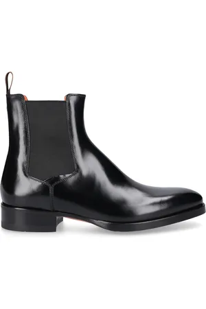 santoni Heren, Schoenen, Zwart, Maat: 43 EU Leer