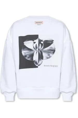 Alexander McQueen Dames, Sweatshirts & Hoodies, Wit, Maat: 3XS
