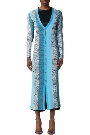Missoni Dames, Truien, Blauw, Maat: M