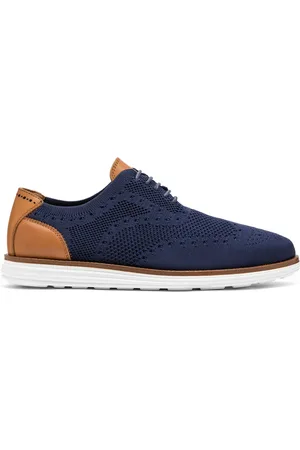 Kazar Heren, Schoenen, Blauw, Maat: 46 EU Leer