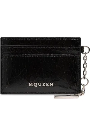 Alexander McQueen Heren, Accessoires, Zwart, Maat: ONE Size Leer