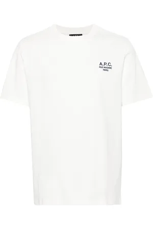 A.P.C. Heren, Tops, Wit, Maat: S Katoen